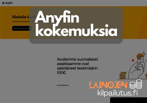 anyfin kokemuksia suomi24|Anyfin palvelu onko tuttua